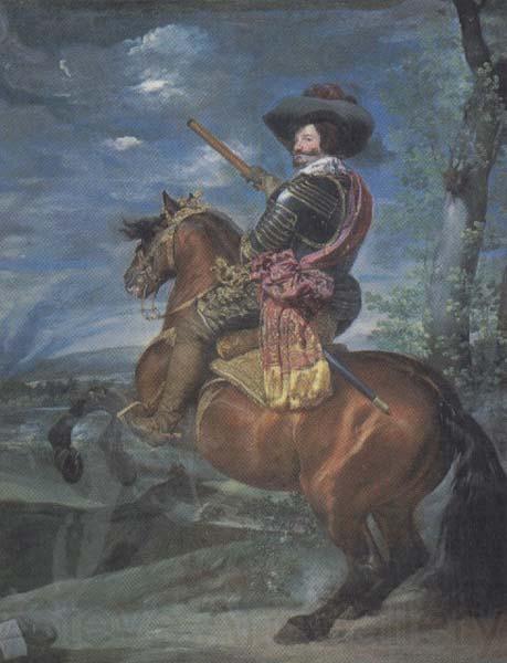 Diego Velazquez Duke Olivares on Horseback (mk45) Norge oil painting art